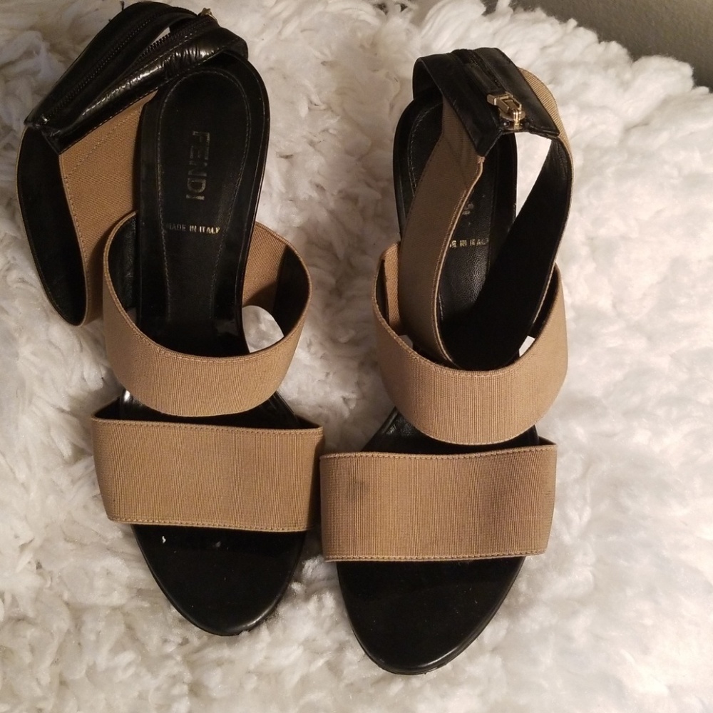 Fendi strappy shoes